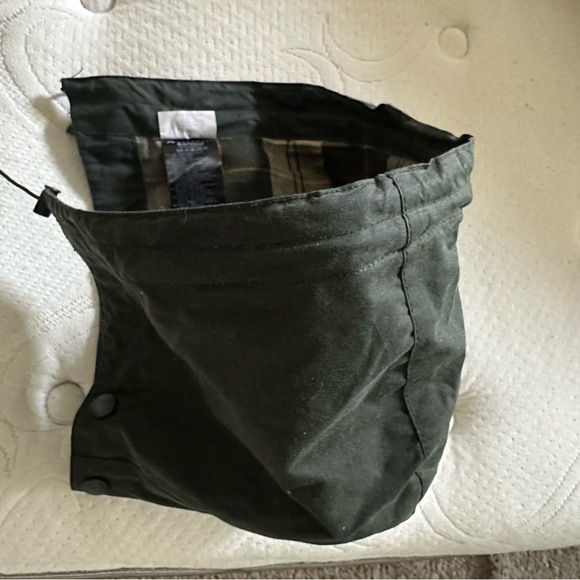 BARBOUR WAXED COTTON HOOD | SAGE - Picture 3 of 5